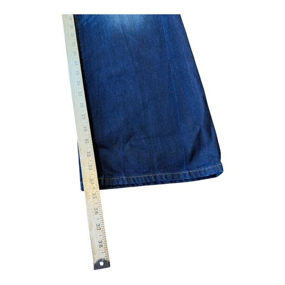 Marc Ecko Jeans Mens Boot 36X34 Cut N Sew Denim Boot Cut Thick Stitch - Picture 9 of 10